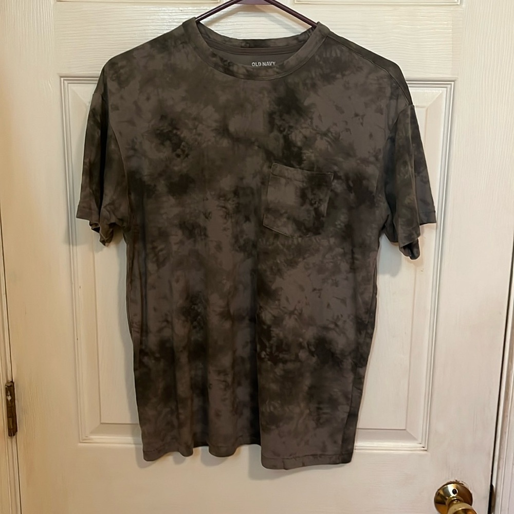 Gray acid Wash T-shirt